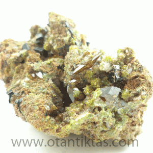 Brochantite Doğal Kaya