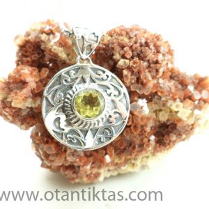 SARI TOPAZ KOLYE