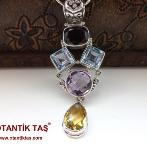 KARIŞIK TAŞLI KOLYE