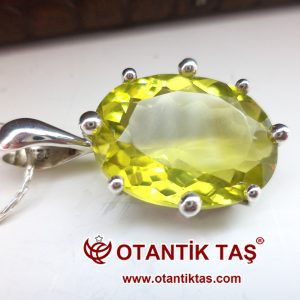 LİMON KUVARS KOLYE
