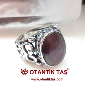 YAKUT TAŞI ERKEK YÜZÜK