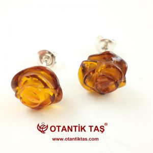 Kehribar Taşı Küpe