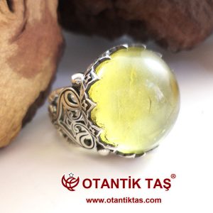 Amber Taşı Yüzük