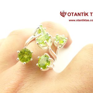 Olivin Taşı Yüzük
