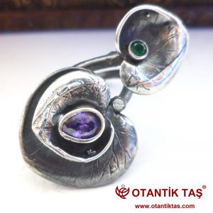 AMETİST TAŞI BAYAN YÜZÜK