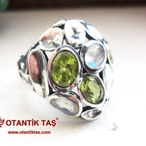 AY TAŞI PERİDOT YÜZÜK