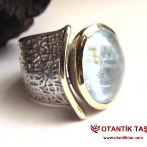 AKUAMARİN TAŞI BAYAN YÜZÜK