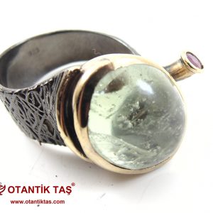YEŞİL AKUAMARİN YÜZÜK