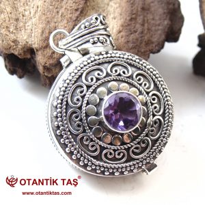 AMETİST TAŞI KOLYE