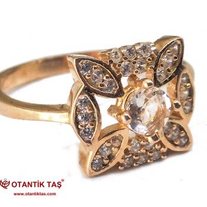 Morganit Taşı Yüzük