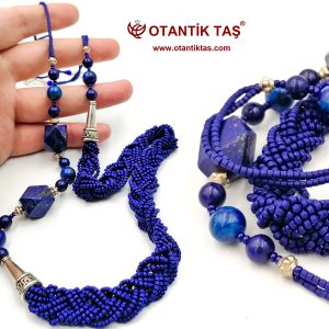 Doğal Lapis Taşı Kolye