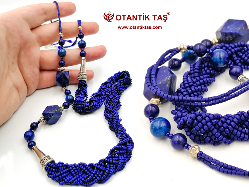 Doğal Lapis Taşı Kolye