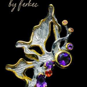 Ametist Topaz Kolye